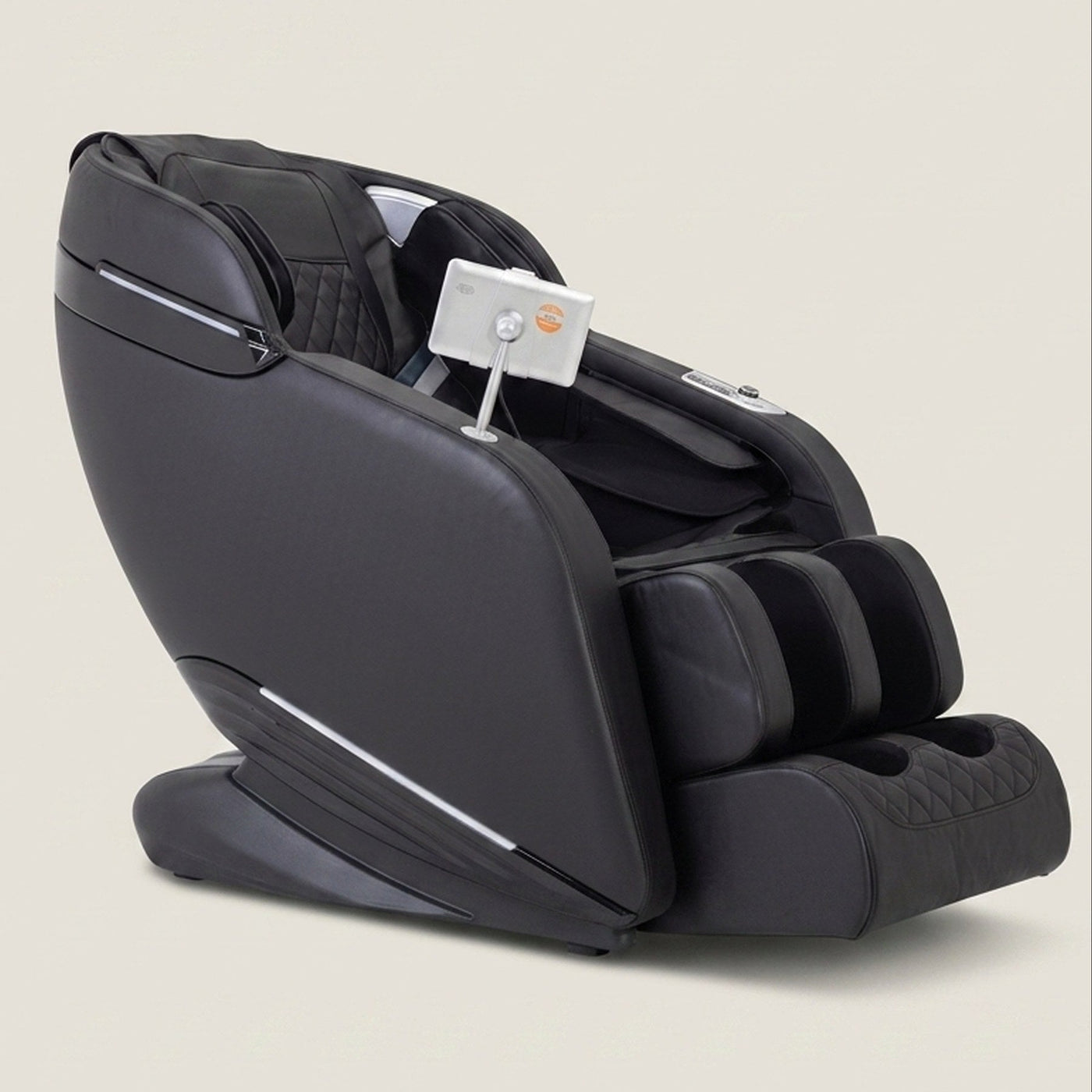 Serene Pro Zero-Gravity Massage Chair, Black & Platinum